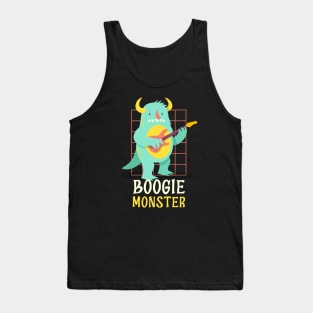 Boogie Monster, Funny Music Pun Tank Top